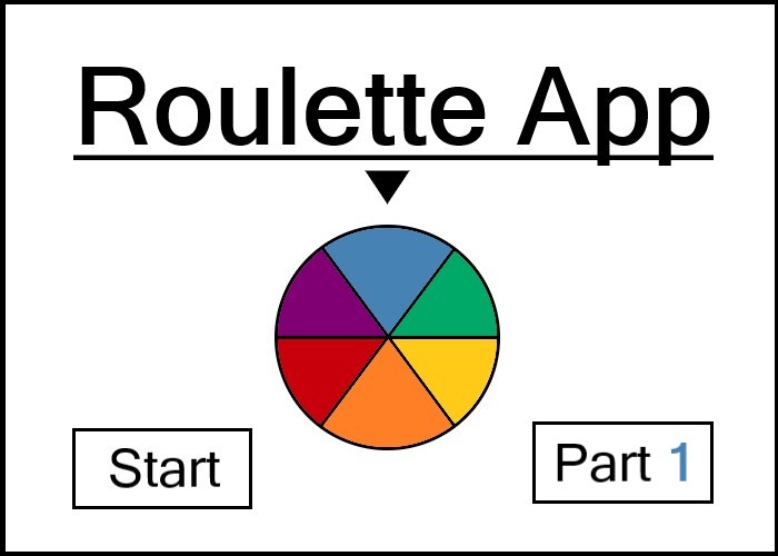 ルーレットアプリ開発 Part1